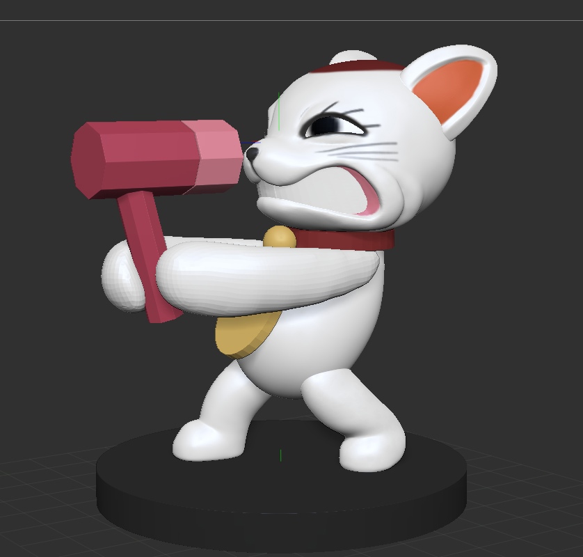 #Dandadan #turbogranny 
I decided to try to make a model of Turbo Granny from the anime Dandadan