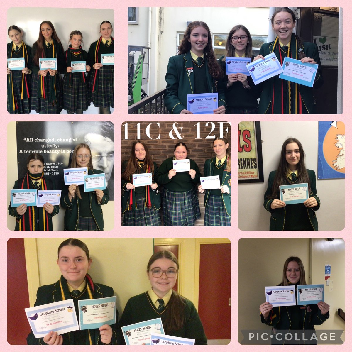 Celebrating success with 11C and 12F. Well done on your brilliant work in RE ladies. Keep it up 👍🏻 #hardworkpaysoff