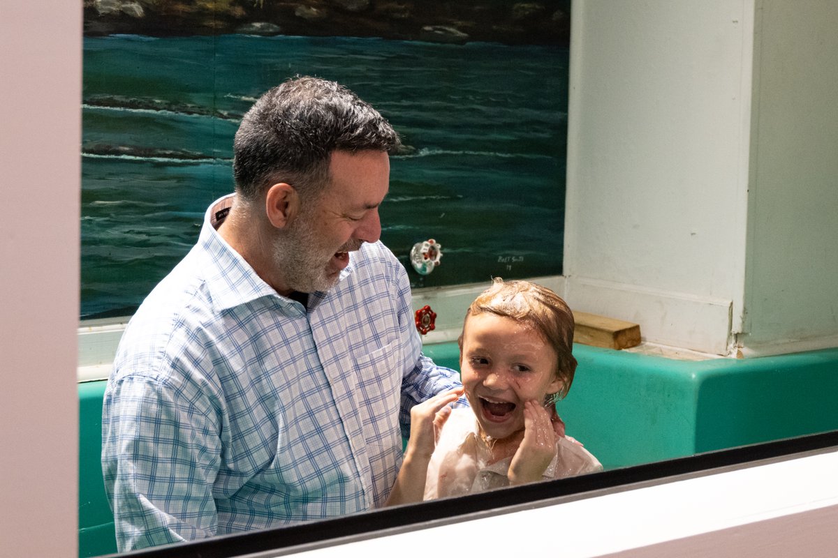 brvbc's tweet photo. How awesome is it that we get to celebrate baptism two Sundays in a row! Thank you, Lord! Let's keep these baptismal waters flowing! https://t.co/dueNGk1JfU