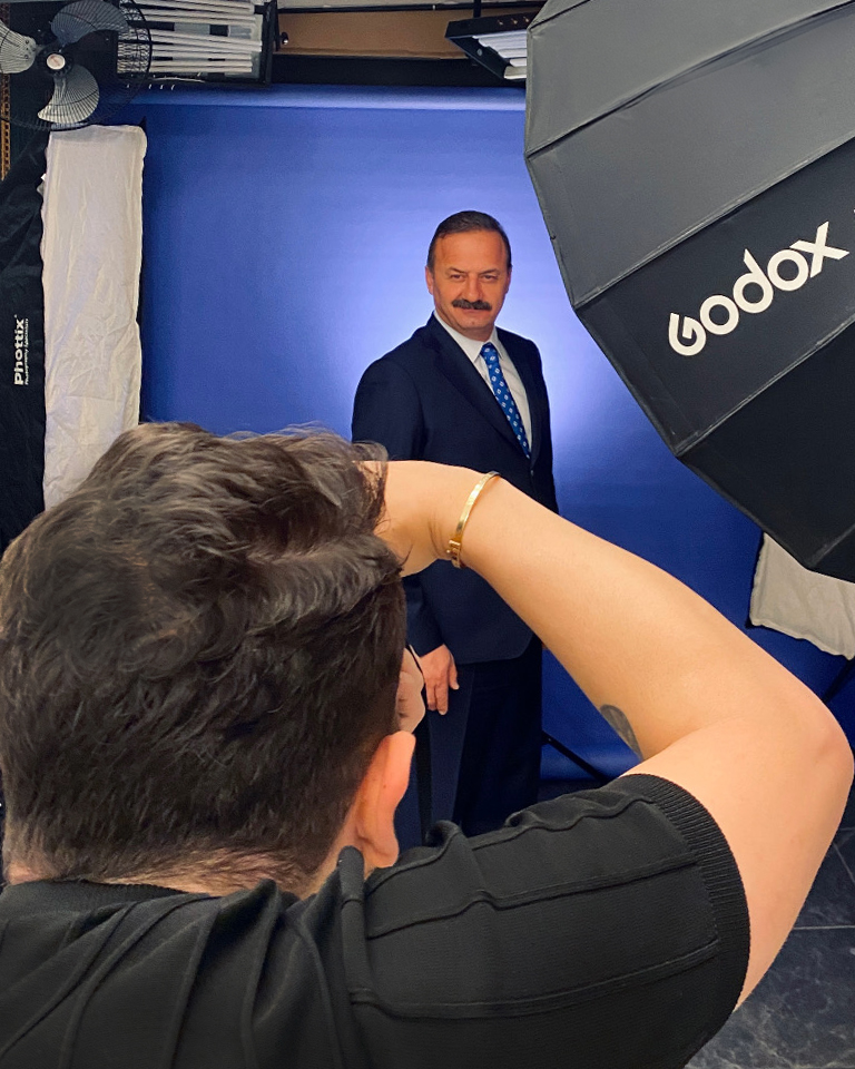 Sn. Yavuz Ağıralioğlu Backstage