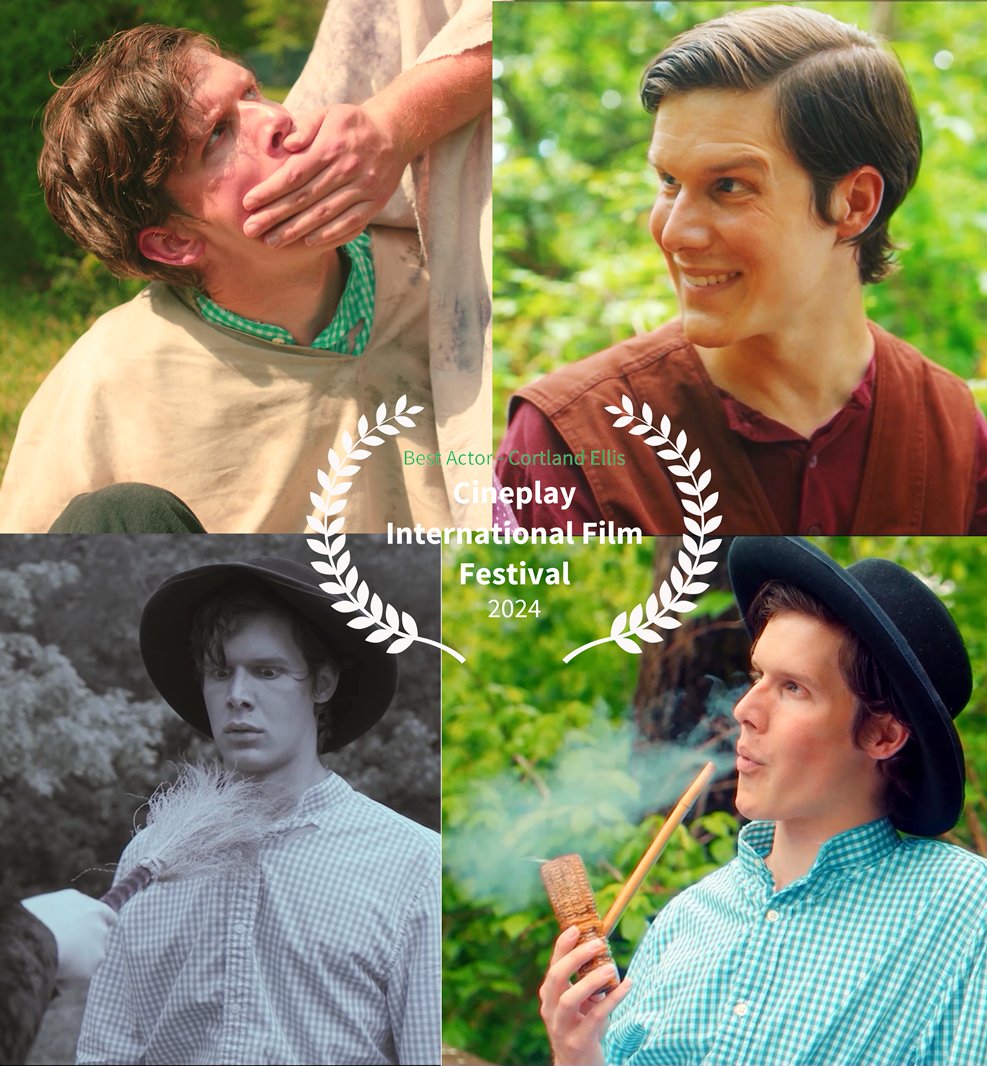 Congratulations to my amazing leading man Cortland Ellis, who was just named Best Actor by the Cineplay International Film Festival for his marvelous performance as Tom in TOM SAWYER'S BLACK FRIDAY! Thank you, Cineplay judges! <a href="/FilmFreeway/">FilmFreeway</a> <a href="/Cineplay_iff/">Cineplay International Film Festival</a>