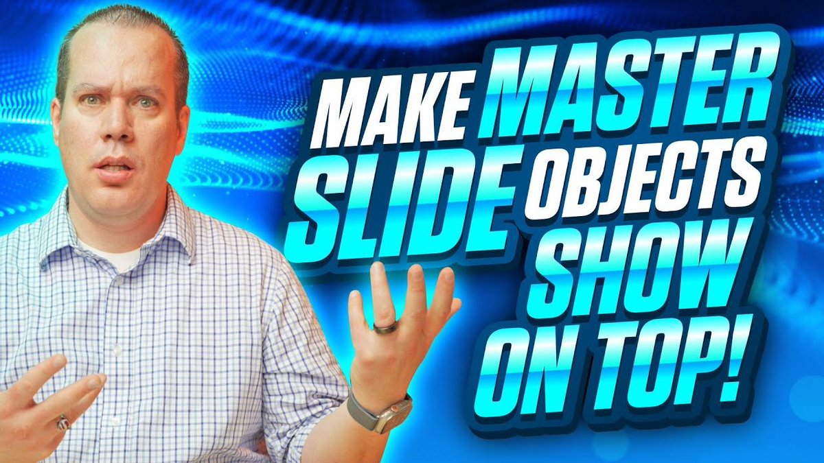 In my latest video, I show you how to take an object from the Master Slide in #Storyline and have it always show on top of any slide buff.ly/4fiwiAK.
