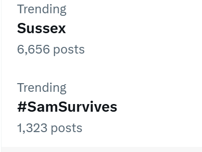 BGenoacity9002's tweet image. #SamSurvives trending. #IStandWithKelly