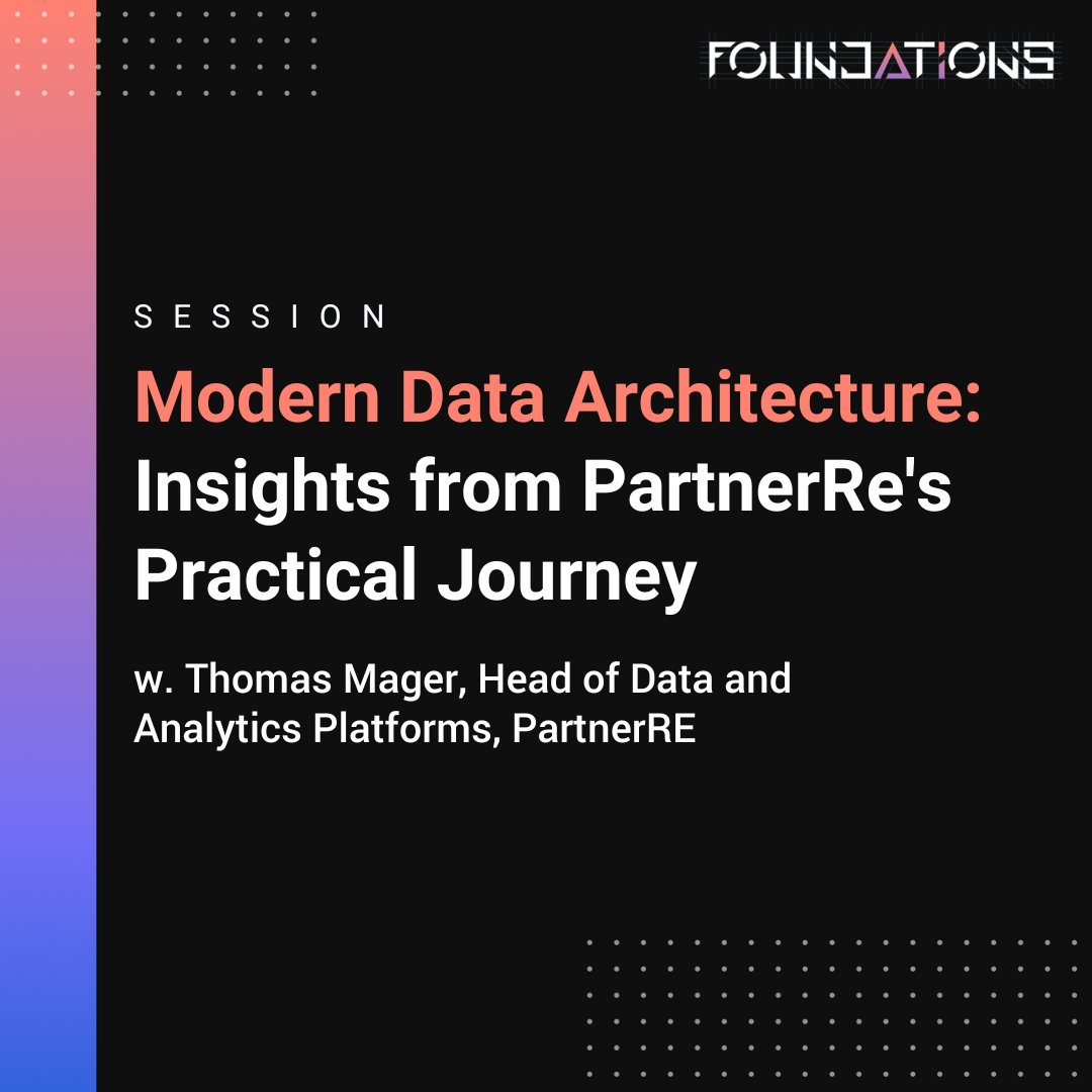 cdatasoftware's tweet photo. Join us at #CDataFoundations 2024 to hear Thomas Mager from #PartnerRe share insights on modern data architecture! Learn about building resilient frameworks, leveraging #AI, and meeting regulatory demands fast.
Don’t miss out—sign up now: https://t.co/fgcSFBkDzb
@PartnerReNews https://t.co/UDsyUHEHCn