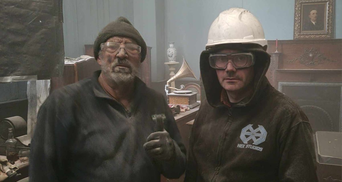 LawrieBrewster's tweet image. We’re not waiting for a public funding body or the Government to build a horror film studio. Our lads and lasses aren’t afraid to get their hands dirty, building this studio brick by brick, plastering it layer by layer—whatever it takes. They’ve got the grit to seize destiny and