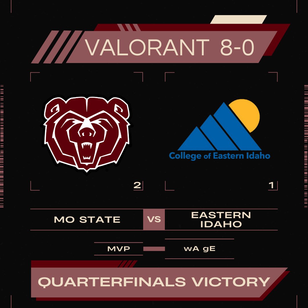 Congratulations to our valorant team for winning their first playoff match! Semifinals here they come🥳