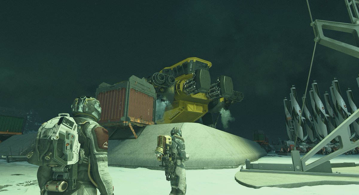 KCollies's tweet photo. ORT: #NEEBAS - #Kryx System - Mond von #Suvorov
Außenposten 1 von KCollies
InterFrachter beim Beladen mit Fracht für #Jemison - #NewAtlantis
Einer von 4 Frachter Ports...
@bethesda_de @StarfieldGame @CreaVative_Net https://t.co/KPpQVkJDSk