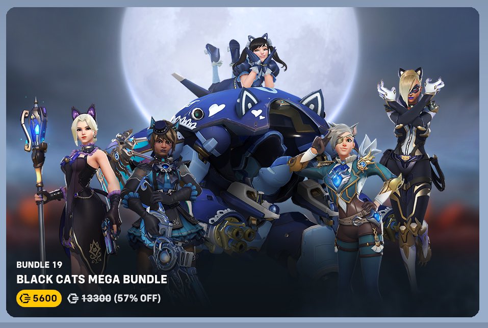 🎁 GIVEAWAY FOR BLACK CATS
MEGA BUNDLE IN #Overwatch2 🎁

JOIN THE #giveaway HERE:

1️⃣ FOLLOW: <a href="/JoystickOW/">Virtus Pro Joystick | twitch.tv/JOYSTICK</a> 
2️⃣ LIKE + RETWEET
3️⃣ TAG A FRIEND

🔥 2X CHANCE TO WIN IF YOU FOLLOW: twitch.tv/Joystick 

WINNER WILL BE DM’ED PRIZE IN 24 HOURS