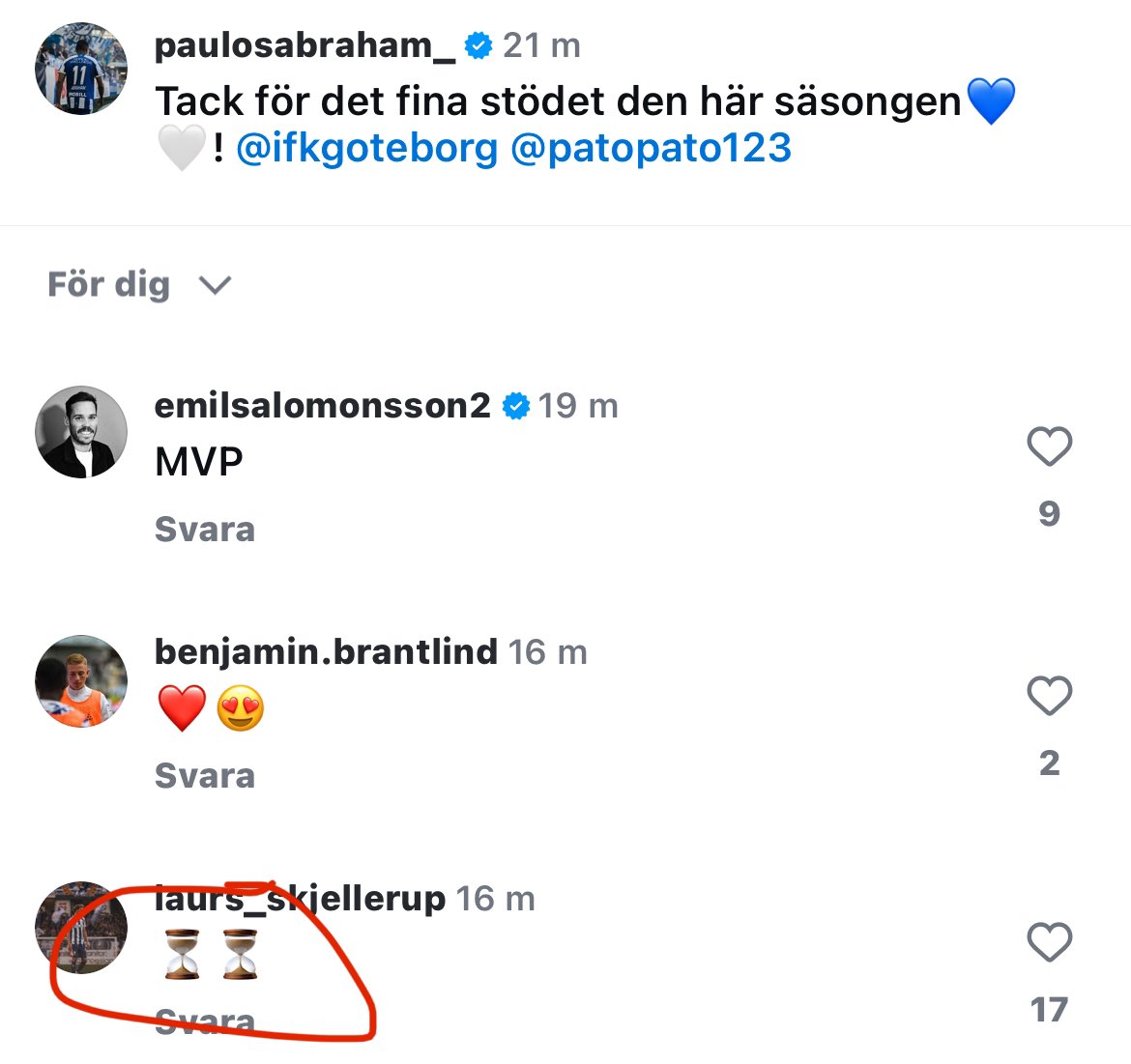 BMagikern's tweet photo. Måste la vara ett tecken eller?😍#ifkgbg https://t.co/FTcvmcZuVy
