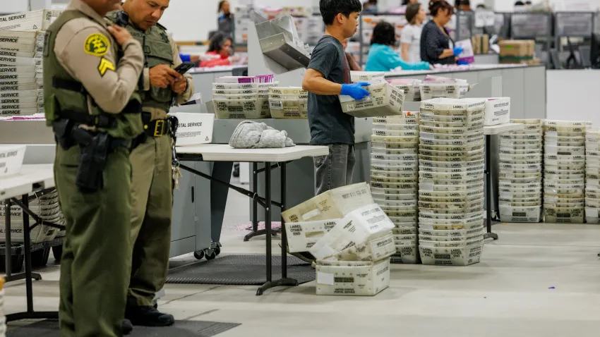 Southern California law enforcement pulling back staffing as election results trickle in
