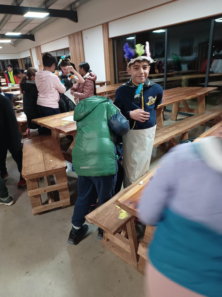 Late night fashion show ready! Year 6 residential, day 2