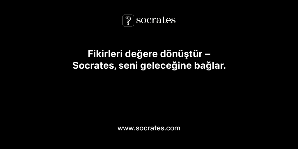 SocratesTurkiye's tweet photo. 🌟 Geleceğini bizimle inşa etmeye hazır mısın?
🚀 Fikirlerinin seni nereye götürebileceğini #Socrates ile keşfet!

#SocratesTürkiye https://t.co/XK0Ju2ZGL4