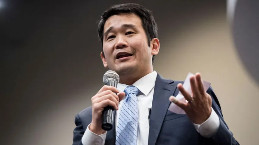 Congressional candidate Dave Min stays optimistic about winning key race