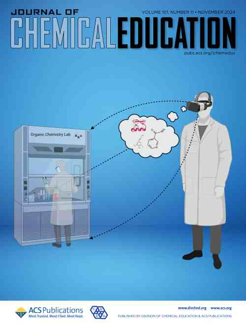 In the November issue of #JCE #JChemEd (go.acs.org/bCV), read how virtual reality can be used as a pre-lab training tool in an undergraduate organic chemistry course: go.acs.org/bCW 
#supplementarycovers