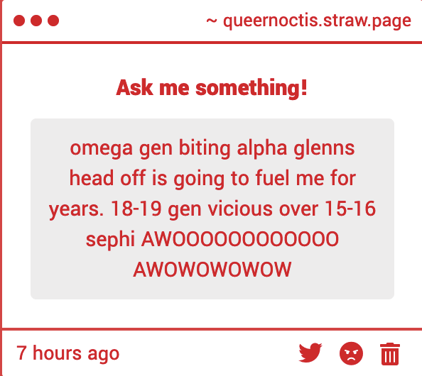 genderqueernoct's tweet photo. yessss you have the vision... in this au i imagine gengeal also  presented pretty young due to knowing each other their whole lives, and  gen knows first hand how gross alphas can be to young omegas, even mated  ones. so he feels protective over sephi. https://t.co/AJFeeaMNFA