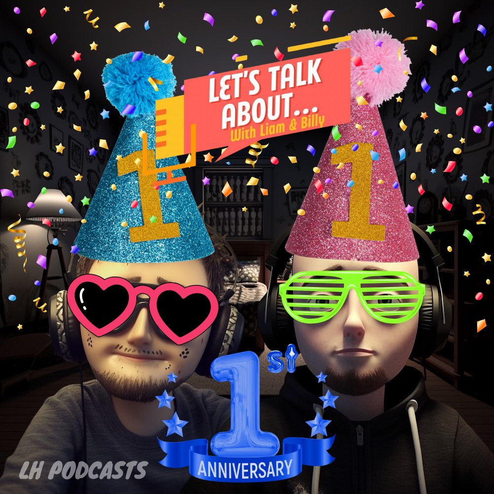 SpookyShedPod's tweet photo. It’s our 1st birthday!!! 🎁 🎉🎂 https://t.co/9qv9XAcobV