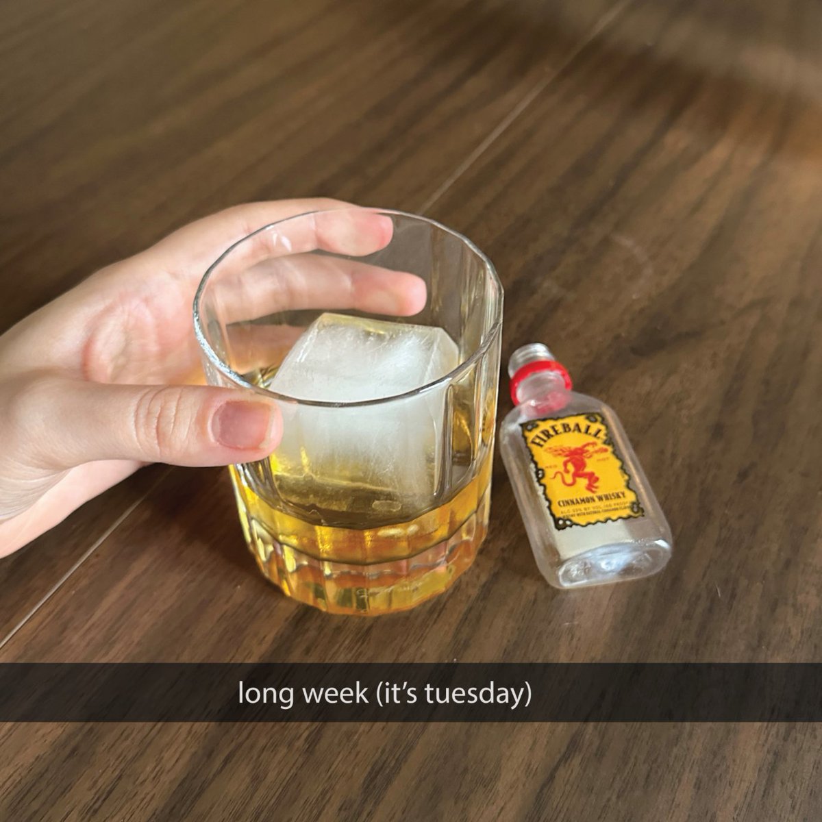 it's big ice cube time

#fireball #fireballwhisky