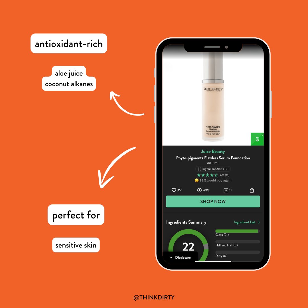 Think Dirty® tweet media