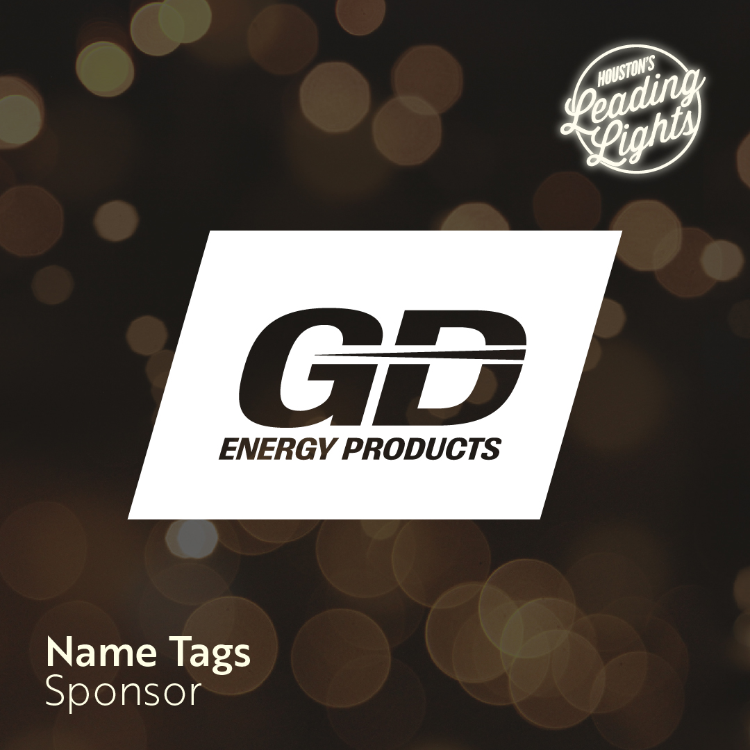Thank you to GD Energy, this year's Name Tag Sponsor for the Lantern Awards. Your sponsorship will play a vital role in helping everyone make new connections at the gala.

#lanternawardsoftexas #houstonleadinglights #b2bmarketing