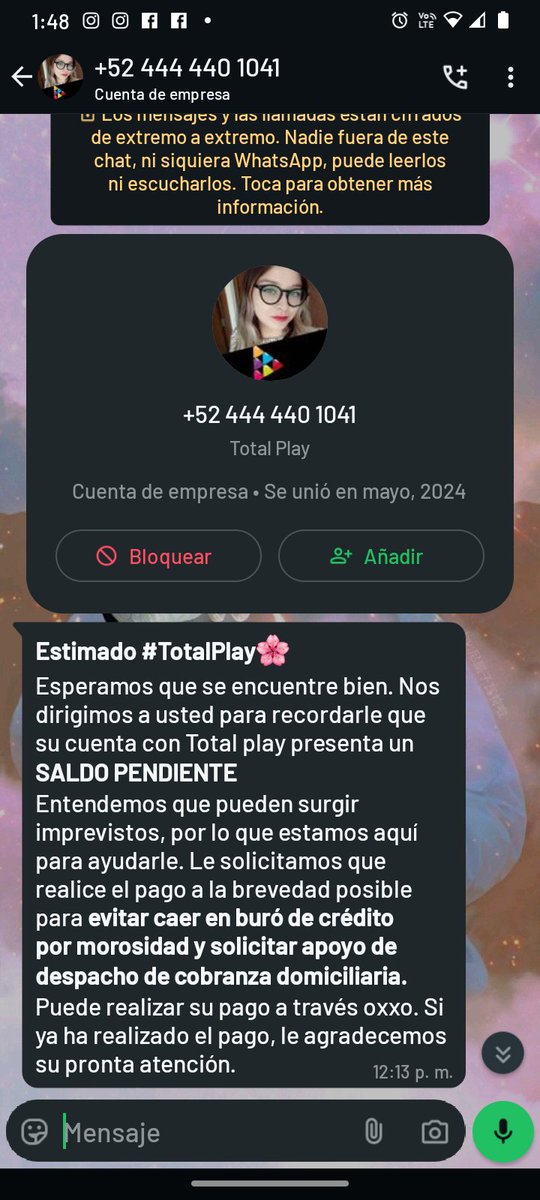 evoleeth_giirl's tweet photo. @totalplaymx Ya es el tercer cuenta que me está hostigando y me están llamando cuando el problema no fue miiioooo fue de su pinche aplicación toda inservible igual que su servicio, @Profeco me están acosando cuando ya comprobe los pagos
Y me cortaron el internet. Quiero mi reembolso y cancela https://t.co/SBGSp2AQGq