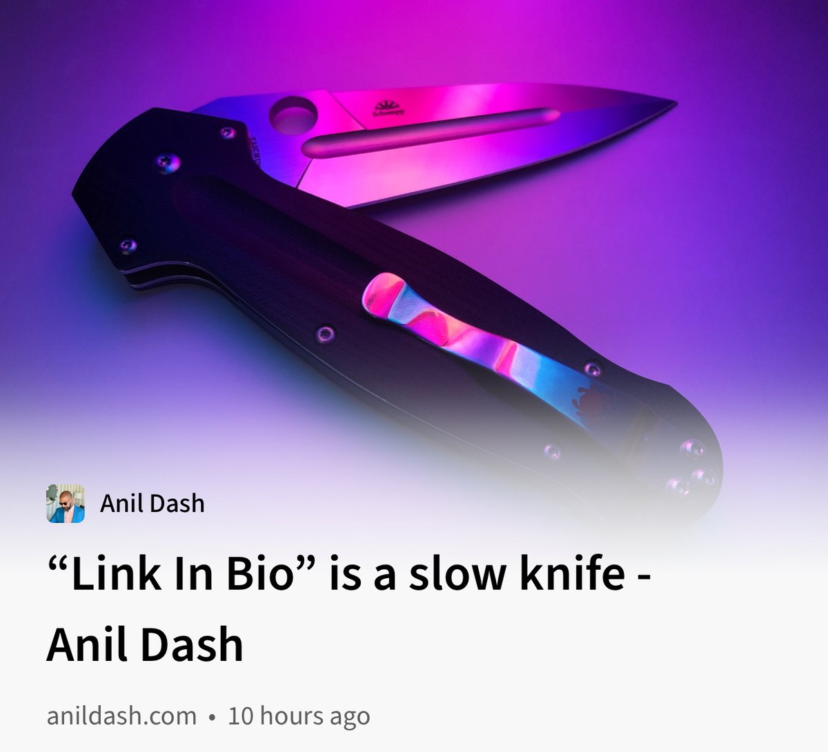 "Links represent a threat to closed systems," explains <a href="/anildash/">anildash.com</a> in one of today's most upvoted reads on Smashing (who's also working to build a better internet)