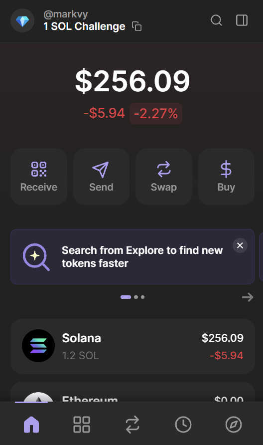 Starting my 1 SOL challenge.

All plays will be posted and documented in my TG channel.

RT &amp; comment your Solana address to be invited (make sure you follow me)

+ I'll giveaway 1 SOL to one of you to follow along as well