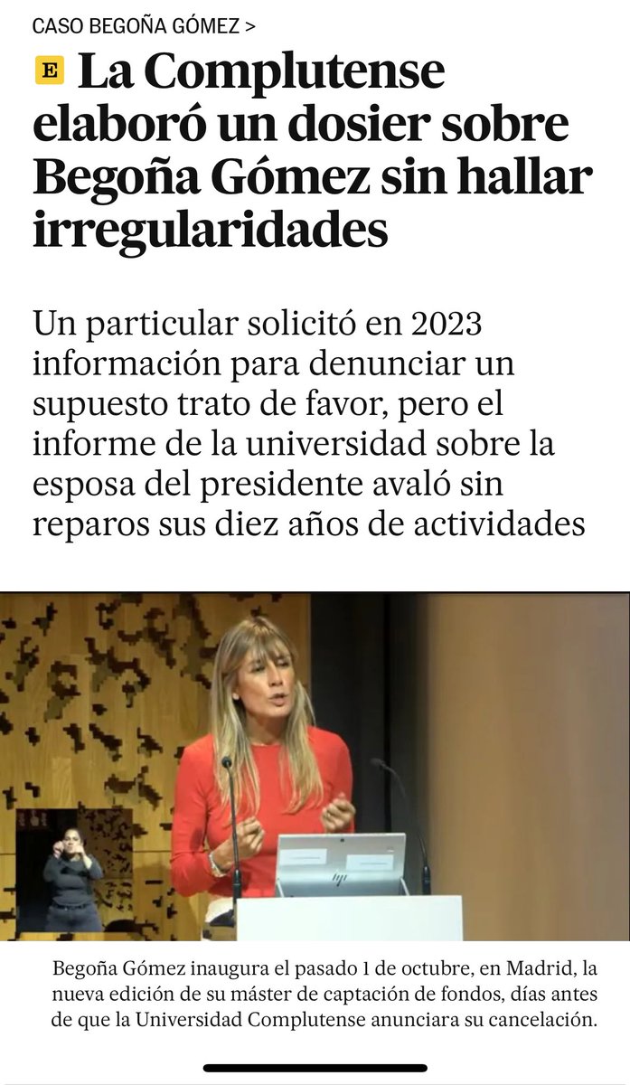 PepaSebastian58's tweet photo. Que la Comunidad de Madrid, haga una comisión de investigación sobre el "caso" Begoña Gómez,  porque la Complutense está en Madrid, demuestra la utilización partidista que hace de las instituciones Ayuso y la chusma que la rodea.
Y mientras, MAR amenazando al fiscal general https://t.co/0Wf8VDO52M