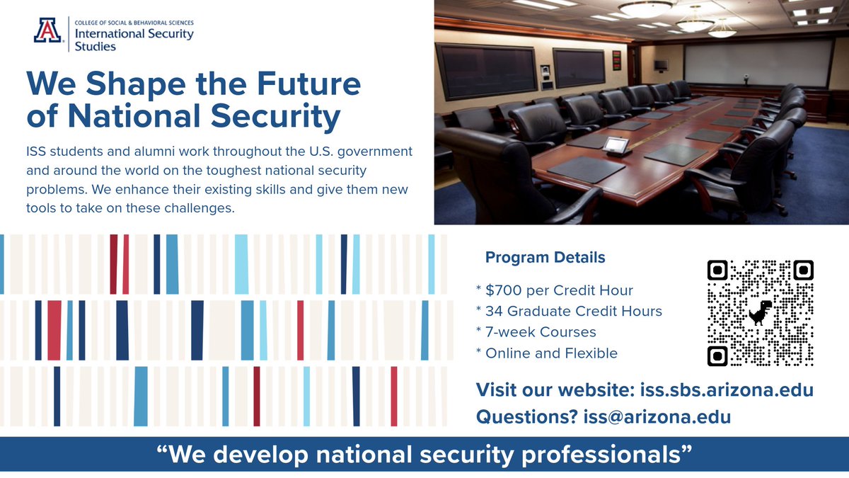 University of Arizona Intl Security Studies tweet media