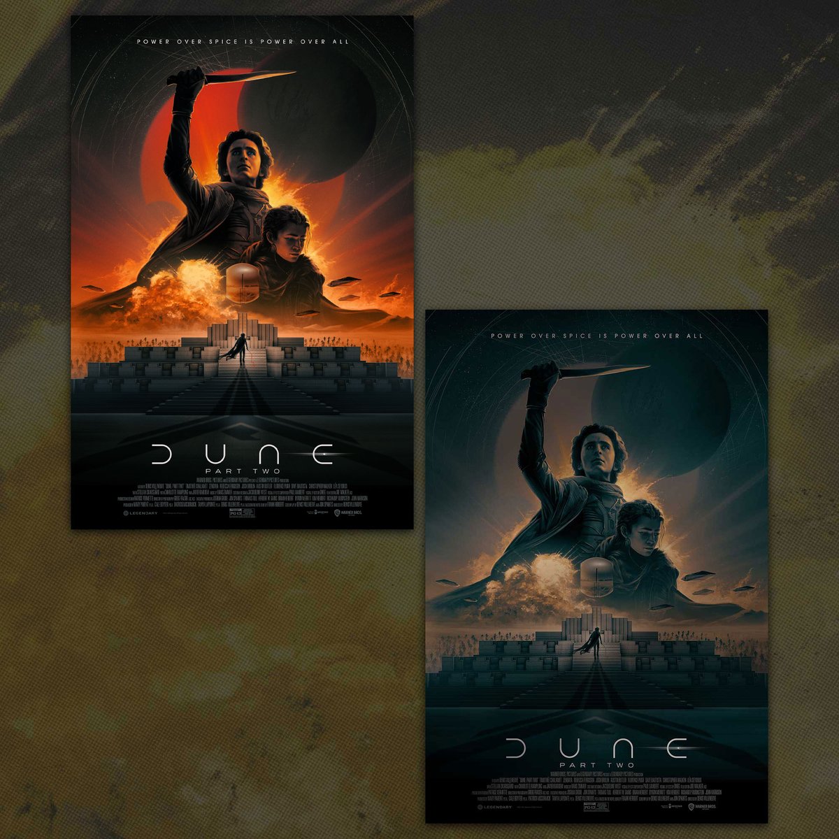 In case you missed it, this weekend we are heading back to Arrakis with <a href="/Cakes_Comics/">Matt Ferguson</a>'s Dune: Part Two poster, released in collaboration with <a href="/BottleneckNYC/">Bottleneck Gallery</a>