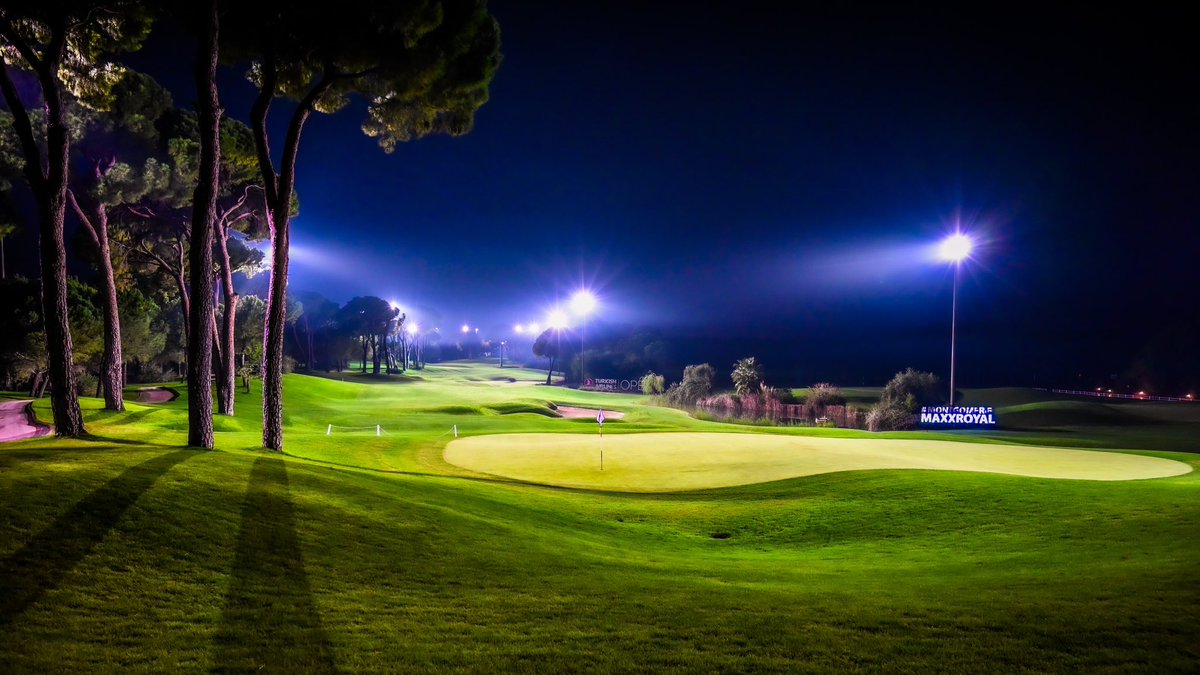 Golf under the lights <a href="/MontgomerieMaxx/">MontgomerieMaxxRoyal</a> #golf #turkey #nikon #photography