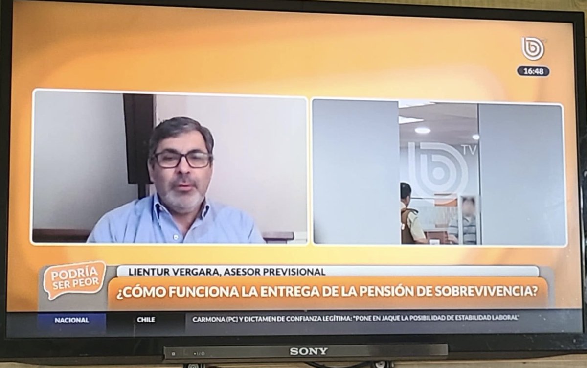 Esta tarde en BioBio TV expliqué que los fondos previsionales siempre van a ser destinados a pensión antes que a herencia, a propósito de la situación de ayer en AFP Provida. Los #ConMiPlataNo, #FyF, FundSol, Pivotes le hacen mal al sistema con información sesgada. <a href="/biobio/">BioBioChile</a>⁩