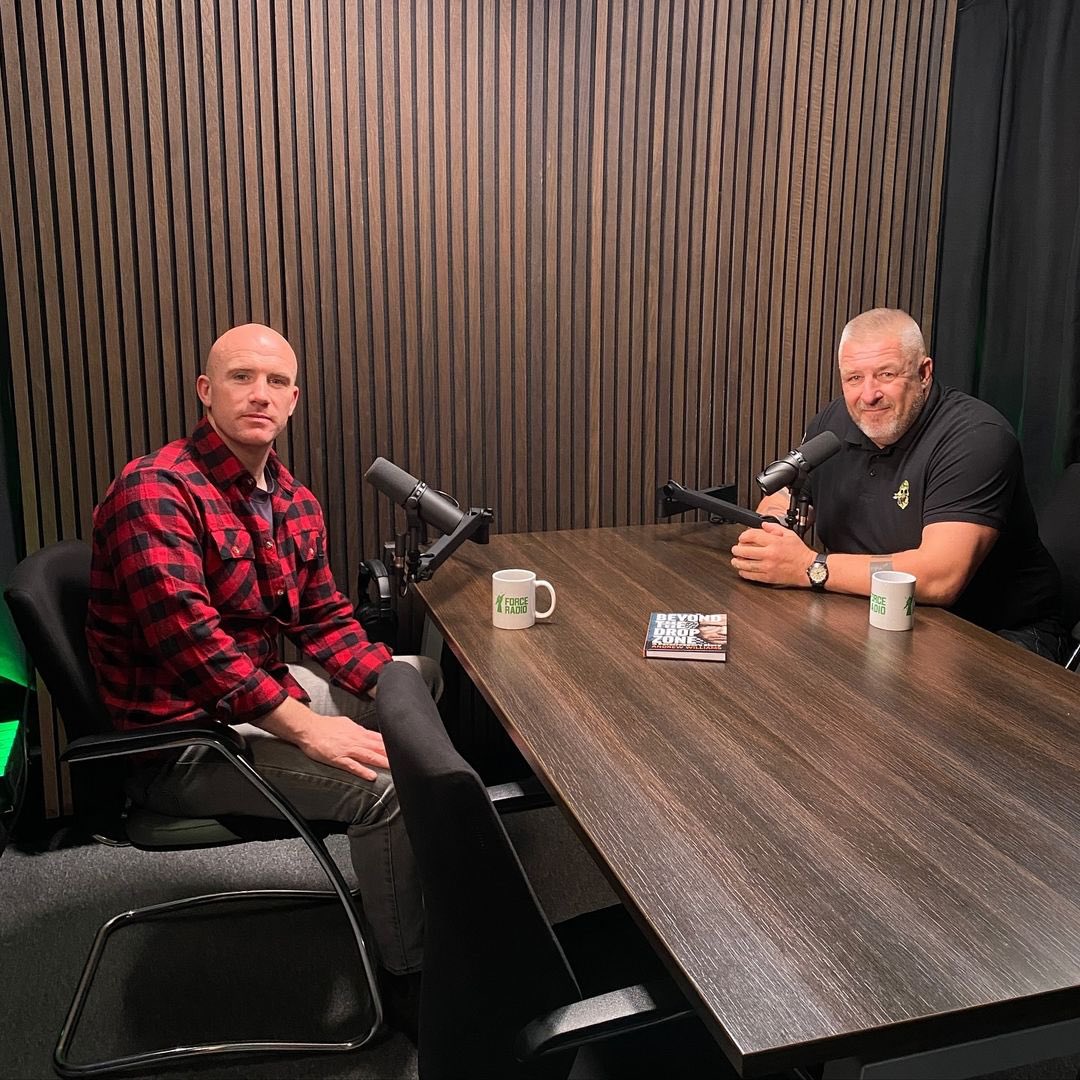 BeyondTheDZ's tweet image. Behind the scenes from when I joined @bigphilcampion @ForceRadioHQ on an epic episode of ‘The Debrief’. 🎙️Watch it now on YouTube and Spotify 🎥

#forceradio #bigphilcampion #beyondthedropzone #veteranpodcast #thedebrief #militarypodcast