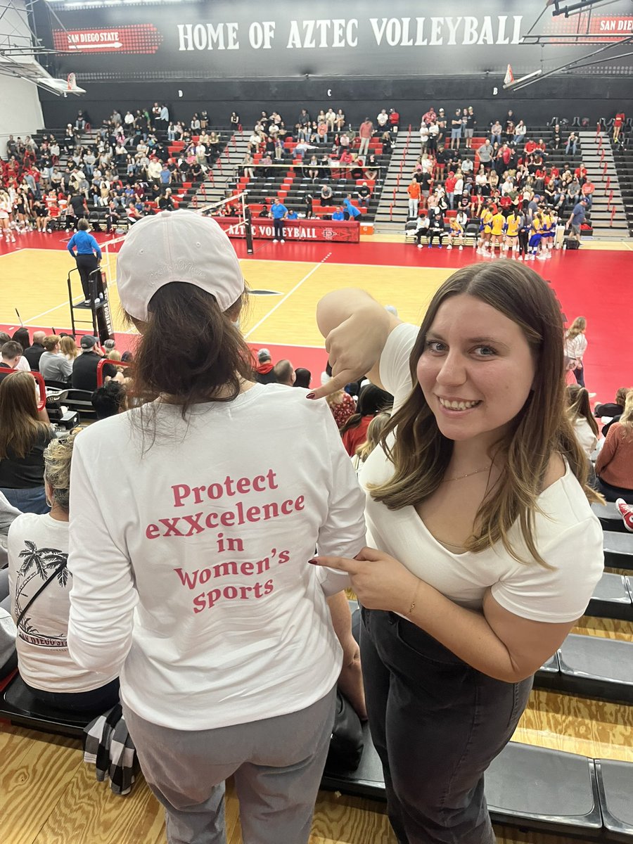 Julia Cartwright (@jcartwrightt13) on Twitter photo This weekend the <a href="/TPUSAatSDSU/">Turning Point USA at SDSU</a> attended the university’s women’s volleyball match against <a href="/SJSU/">San José State University</a> that allows MEN to compete on the WOMENS team!
Our <a href="/tpusastudents/">TPUSA Students</a> organized a peaceful protest to show their support for women’s rights! 🩷🇺🇸 This weekend the <a href="/TPUSAatSDSU/">Turning Point USA at SDSU</a> attended the university’s women’s volleyball match against <a href="/SJSU/">San José State University</a> that allows MEN to compete on the WOMENS team!
Our <a href="/tpusastudents/">TPUSA Students</a> organized a peaceful protest to show their support for women’s rights! 🩷🇺🇸