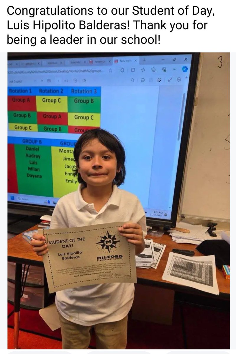 Milford Elementary (@milfordmariners) on Twitter photo 