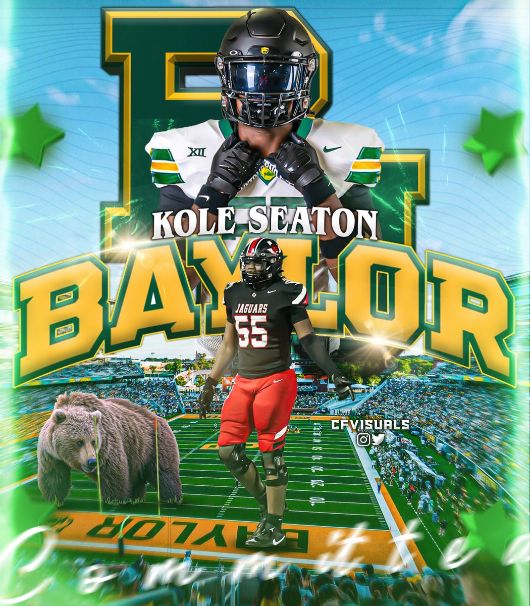 SICEM🐻 #Commited <a href="/BUFootball/">Baylor Football</a> 

<a href="/CoachK_Hall/">Coach Khenon Hall (BAYLOR)</a> <a href="/CoachMiller_/">Mason Miller</a> @aclavo_BU <a href="/CoachAllenHC/">Courtney Allen</a> <a href="/CoachMorrisLOE1/">Coach Morris</a> <a href="/ColtonCroley/">Colton Croley</a>