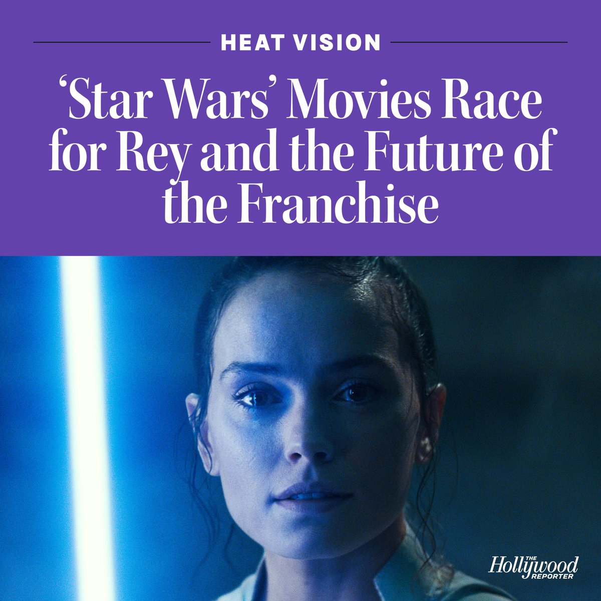 THR's tweet image. The most coveted weapon in the #StarWars movie arsenal is the character Rey Skywalker.

Since the reveal that Simon Kinberg has signed on for a new trilogy, debate has focused on whether or not it would be a continuation of the Skywalker Saga: thr.cm/WyrnBQb