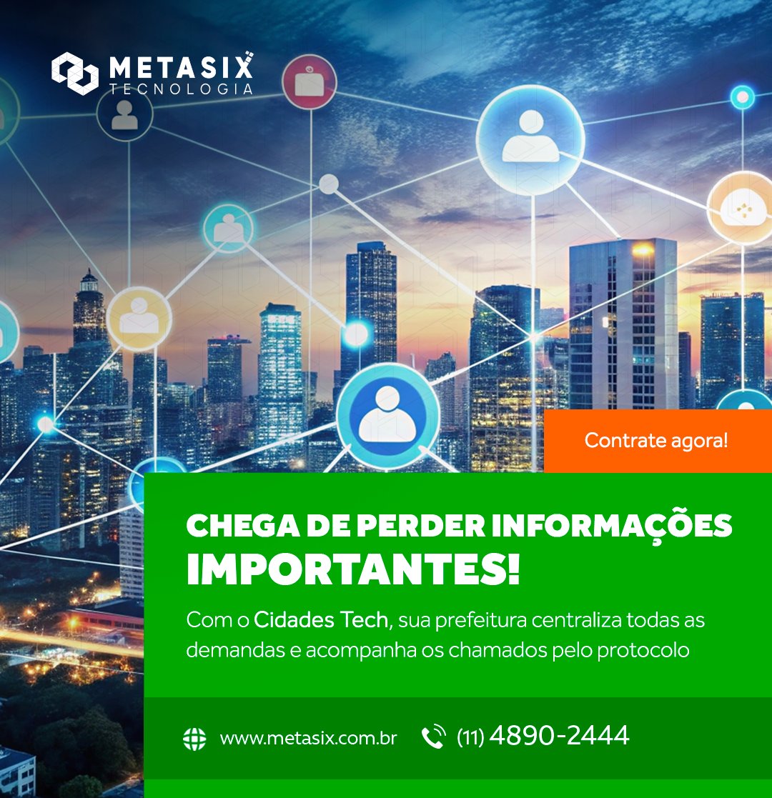 Metasix_IT's tweet photo. Com o Cidades Tech da Metasix, sua prefeitura ou órgão público economiza nos custos de atendimento enquanto aumenta a eficiência da equipe.

Não perca mais tempo!

Garanta a satisfação dos cidadãos! 📑🔍

Entre em contato e solicite uma demonstração:
https://t.co/Jwe8lU5rc5 https://t.co/KMVCNm2fWp
