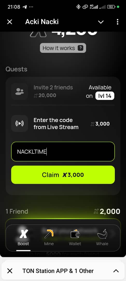 BuildUpComm's tweet photo. Acki Nacki Video Code
β‘οΈ NACKLTIME
Bot Link: https://t.co/7EvngjiyzY
#AckiNacki
#BuildUpCommunity
#Tapswap #memefi #tomarket #gemz #tapcoins #tapswap #major #blum #dropee #Ton #Hamster #mnemonics #timefarm https://t.co/ZAja4HSp9X