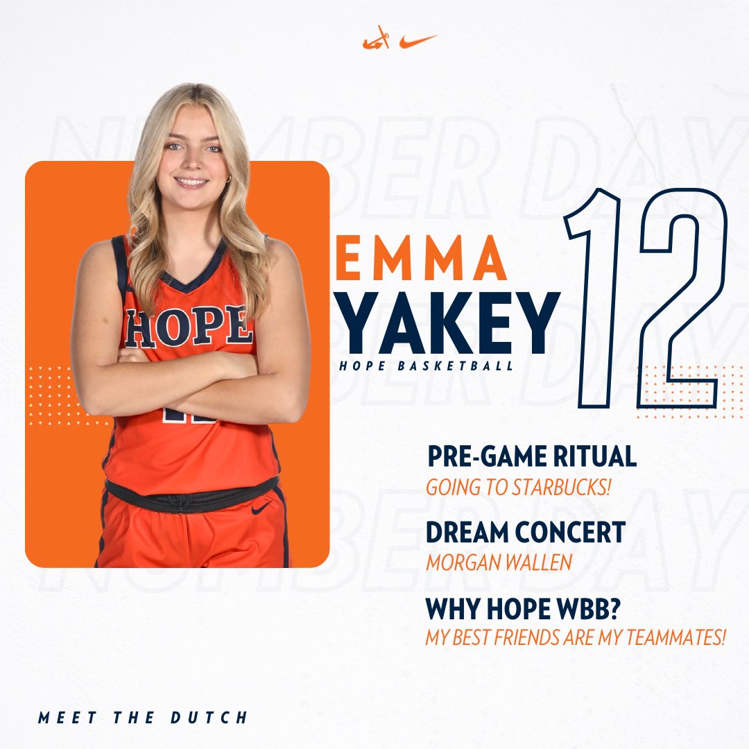 Emma loves her teammates &amp; her teammates love her! Let’s celebrate <a href="/EmmaYakey/">Emma Yakey</a> today, Hope fans! Happy Number Day! 

#GoHope | #WE
