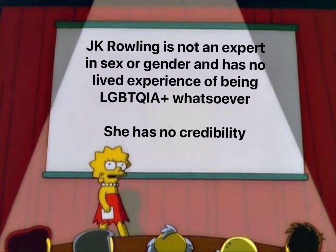 Sam (he/him) (@mushycrouton) on Twitter photo I am more popular than <a href="/jk_rowling/">J.K. Rowling</a>
I am smarter than <a href="/jk_rowling/">J.K. Rowling</a>
I schooled <a href="/jk_rowling/">J.K. Rowling</a> and she blocked me because she had no argument
<a href="/jk_rowling/">J.K. Rowling</a> is not an expert I am more popular than <a href="/jk_rowling/">J.K. Rowling</a>
I am smarter than <a href="/jk_rowling/">J.K. Rowling</a>
I schooled <a href="/jk_rowling/">J.K. Rowling</a> and she blocked me because she had no argument
<a href="/jk_rowling/">J.K. Rowling</a> is not an expert