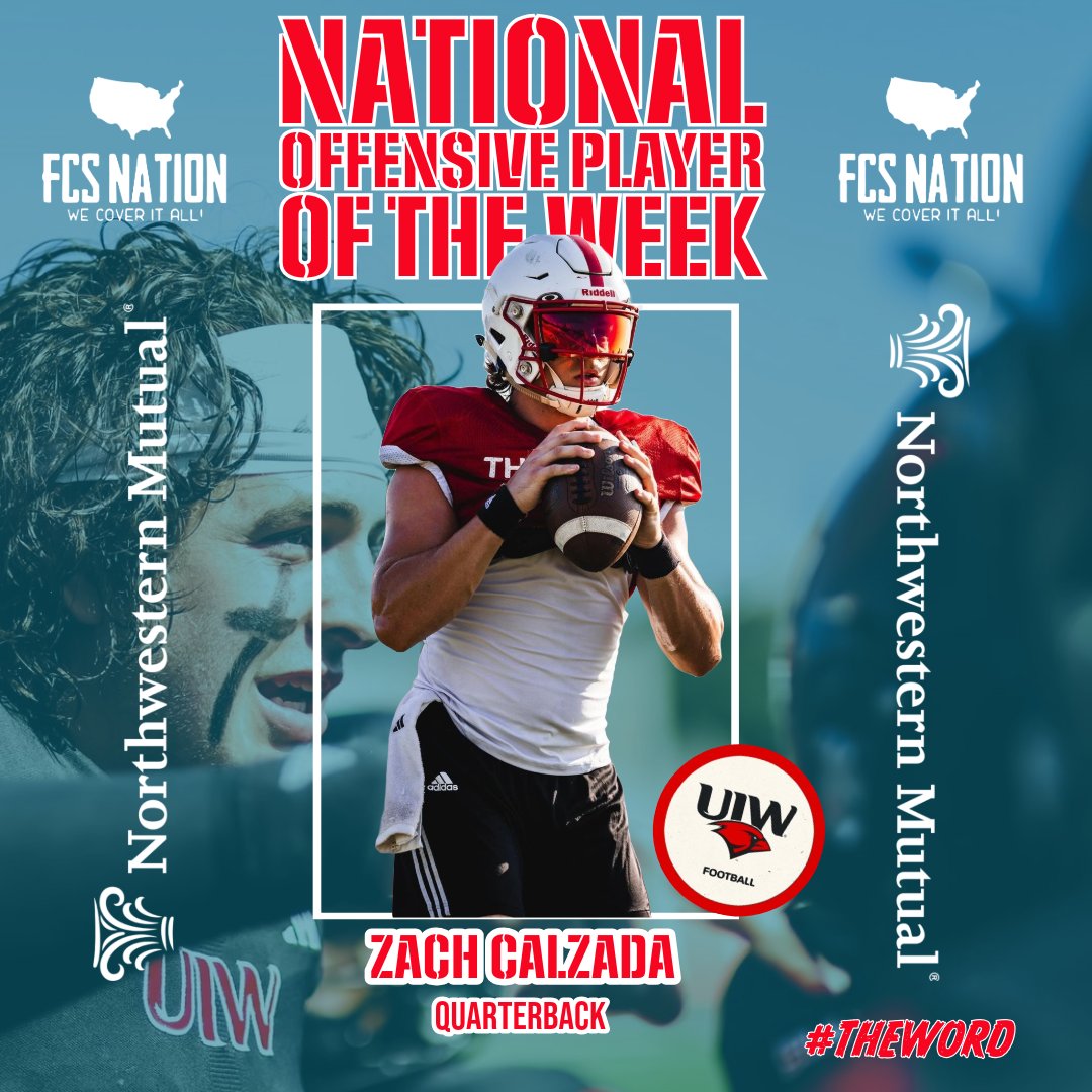 FCS Nation Radio (@fcsnationradio1) on Twitter photo ππππ πππππππ. @zach_calzada <a href="/UIWFootball/">UIW Football</a>
π΄ πΆπππ¬π΅πΊπ°π½π¬ π·π³π¨ππ¬πΉ πΆπ π»π―π¬ πΎπ¬π¬π² π΄
πππ¬π ππππ€ π―π¬ πππ¦ππ«:
23 of 33 | 402 Passing Yards
5 Touchdown Passes
606 Total Yards of Offense π΅βπ«
π±ππ―.
(presented by <a href="/NM_Financial/">Northwestern Mutual</a>) ππππ πππππππ. @zach_calzada <a href="/UIWFootball/">UIW Football</a>
π΄ πΆπππ¬π΅πΊπ°π½π¬ π·π³π¨ππ¬πΉ πΆπ π»π―π¬ πΎπ¬π¬π² π΄
πππ¬π ππππ€ π―π¬ πππ¦ππ«:
23 of 33 | 402 Passing Yards
5 Touchdown Passes
606 Total Yards of Offense π΅βπ«
π±ππ―.
(presented by <a href="/NM_Financial/">Northwestern Mutual</a>)