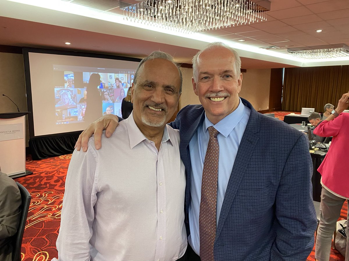 Harry Bains (@harrybainssn) on Twitter photo “Absolutely devastated with the news of the passing of my dear friend, <a href="/jjhorgan/">John Horgan</a>. Thank you, Your contributions to British Columbians will never be forgotten. We lost a tireless advocate and a great human being. Sending my deepest condolences to Ellie and the family❤️” “Absolutely devastated with the news of the passing of my dear friend, <a href="/jjhorgan/">John Horgan</a>. Thank you, Your contributions to British Columbians will never be forgotten. We lost a tireless advocate and a great human being. Sending my deepest condolences to Ellie and the family❤️”