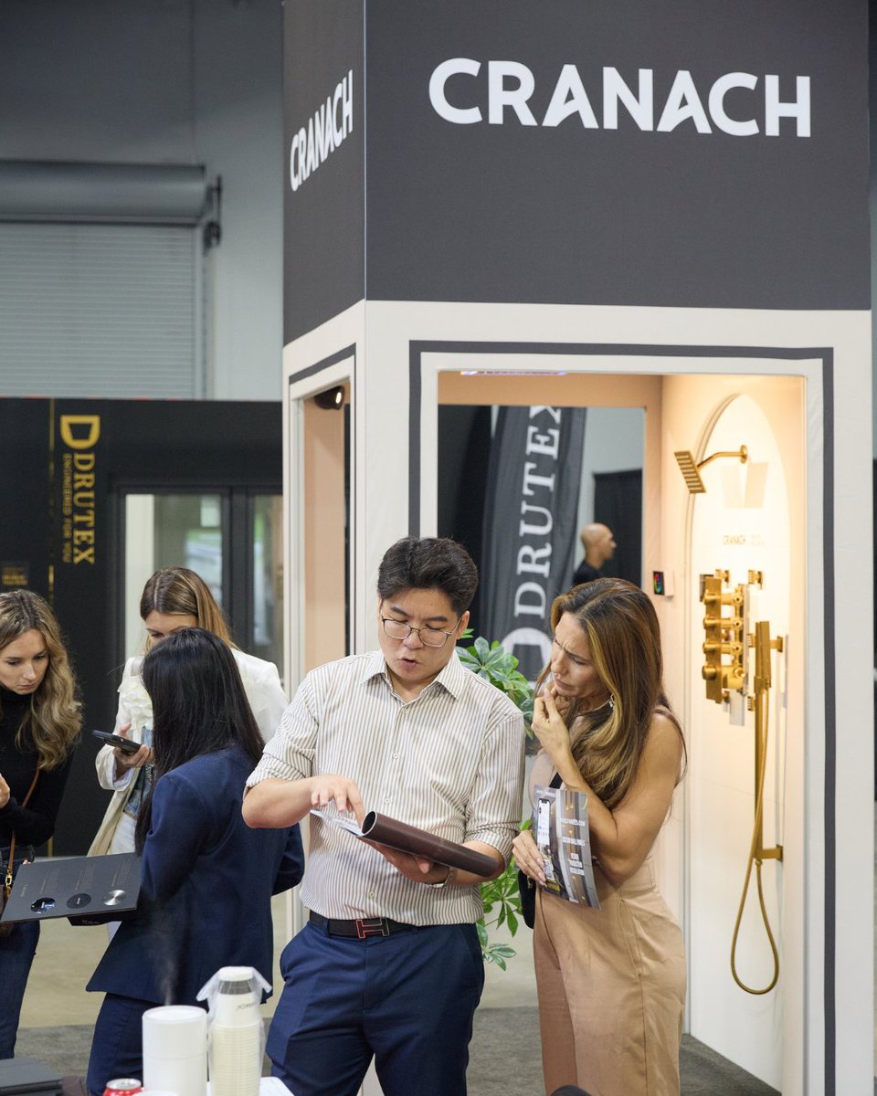 FLHomeShows's tweet image. Cranach Home broke into the South Florida Market for the first time at the Miami Home Show! 🚿

Their products are designed to elevate your daily routine and turn any space into a wellness retreat because luxury not only lies in the product's look but in the experience it offers.