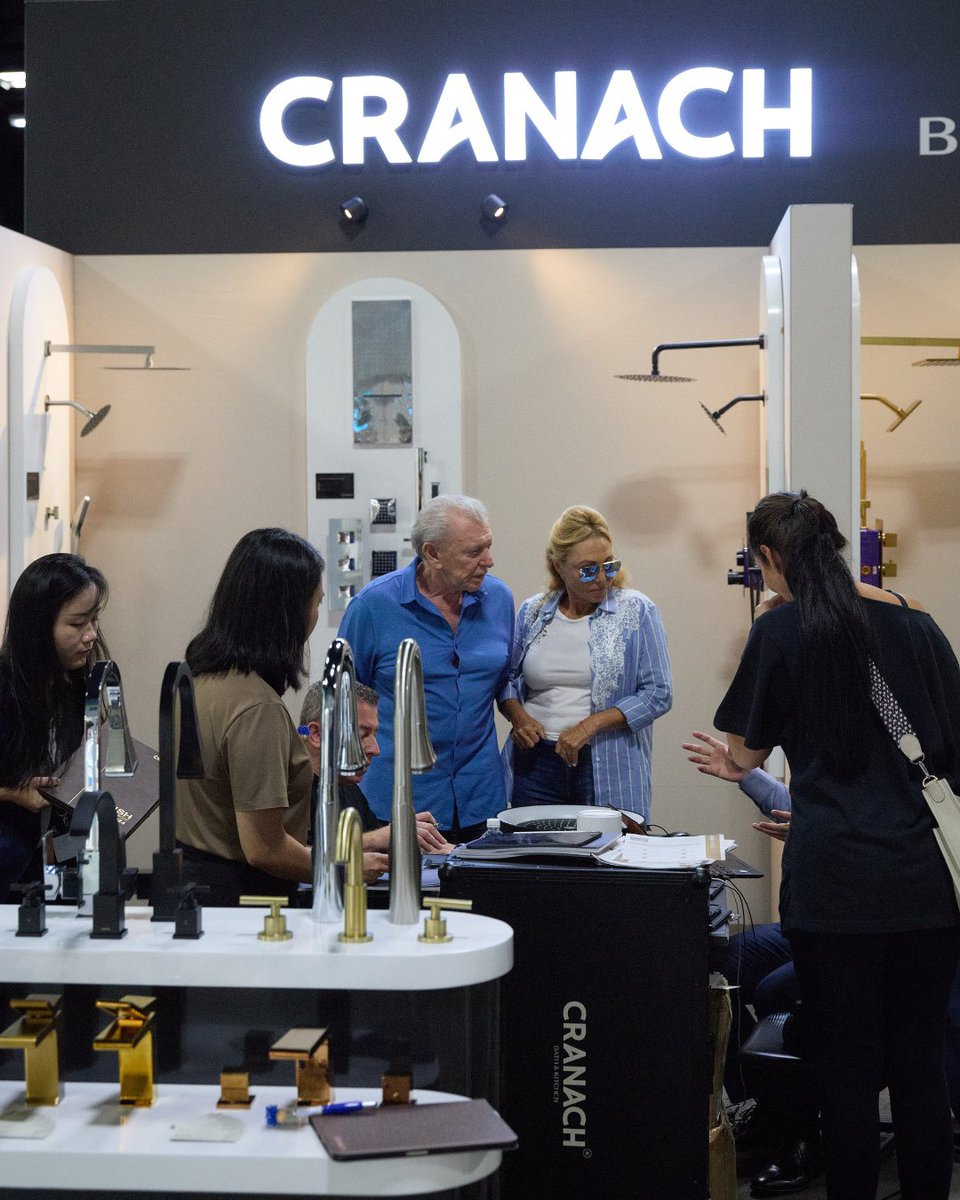 FLHomeShows's tweet image. Cranach Home broke into the South Florida Market for the first time at the Miami Home Show! 🚿

Their products are designed to elevate your daily routine and turn any space into a wellness retreat because luxury not only lies in the product's look but in the experience it offers.