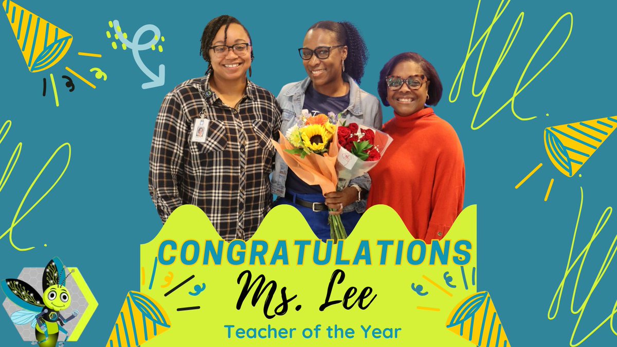 We are GLOWing with pride, because today we recognized our 24-25 <a href="/BuggMagnet/">Bugg Magnet Elementary School</a> Teacher of the Year. Congratulations, Ms. Lee! You deserve it!