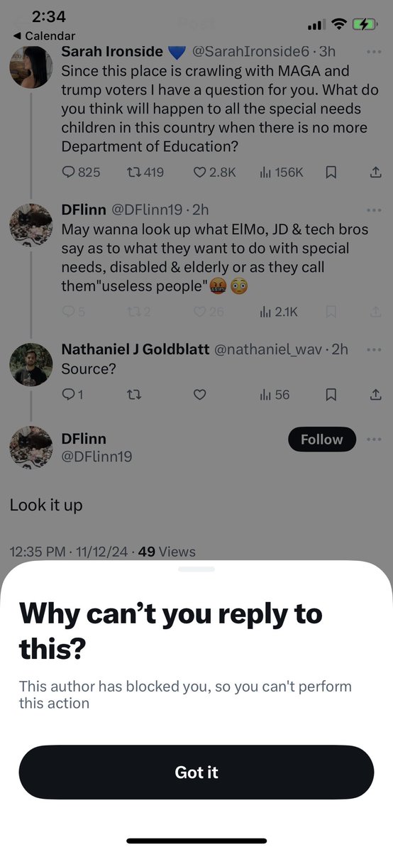 nathaniel_wav's tweet photo. @SarahIronside6 Classic, no source provided, blocked? What is wrong with ppl https://t.co/veCpeKj2m0