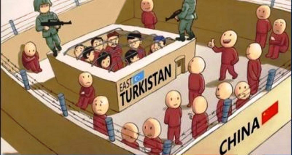 UighurGhost's tweet photo. Esaretteki Türk İslam Ülkesi #TürkistanHürOlacak https://t.co/cga7inXY7K