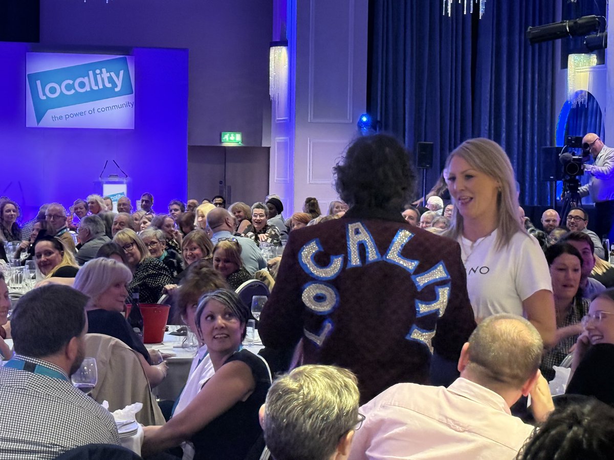 Howard and his jacket are compèring the #LocalityAwards24. #PowerOfCommunity <a href="/localitynews/">Locality</a>