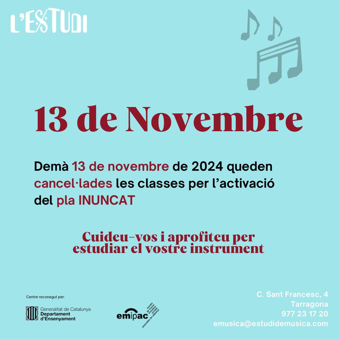 Estudi de Música tweet media