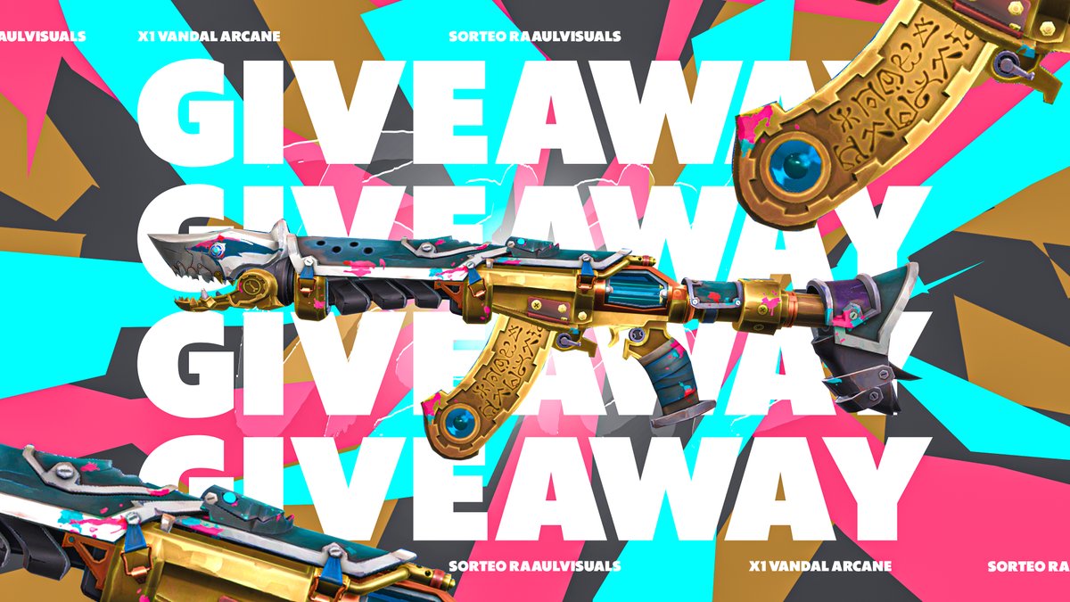 raulvisualss's tweet photo. ⏰GIVEAWAY | SORTEO VANDAL ARCANE⏰

Requisitos:
❤️+🔄 Like + Rt
👥 Seguirme @raaulvisuals 
👤 Menciona a un amigo

¡¡Sorteo activo hasta el 12 de diciembre!! https://t.co/YZNeR8WJYv